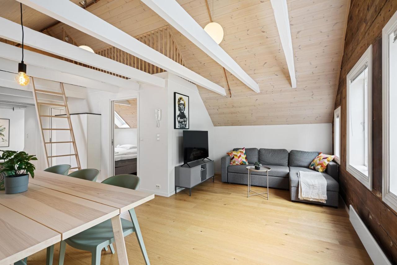 Charming Rooftop Apartment In Heart Of Stavanger Extérieur photo