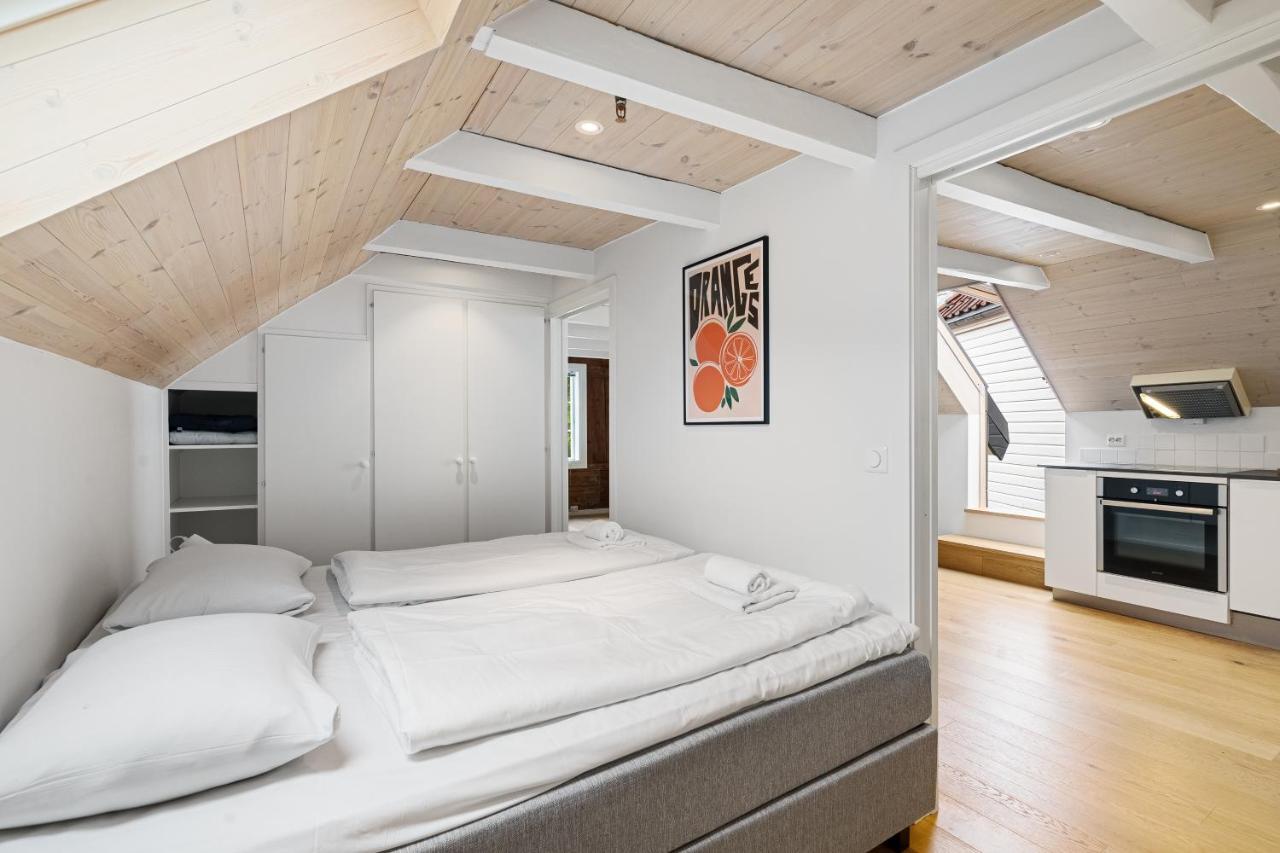 Charming Rooftop Apartment In Heart Of Stavanger Extérieur photo